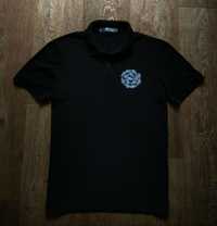 Чёрное мужское поло футболка свитшот худи Lacoste Campanas размер M