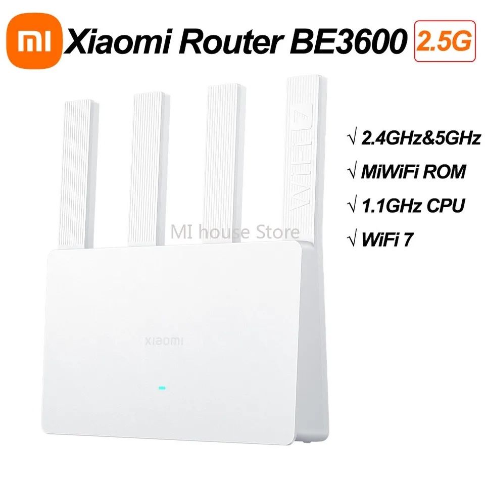 Xiaomi BE 3600  roteador Wi-Fi 7 Novo