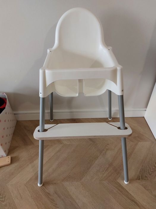 Krzesełko do karmienia Ikea Antilop z podnóżkiem
