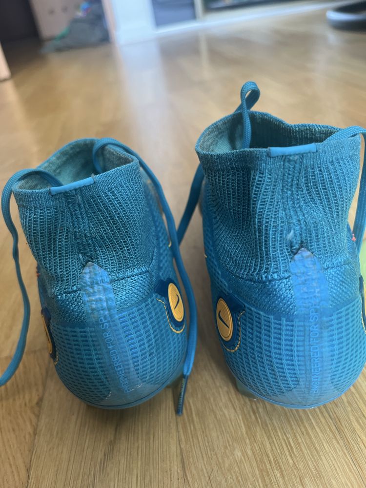 Korki Nike Mercurial Superfly 8 Elite FG - Niebieski PROFESJONALNE