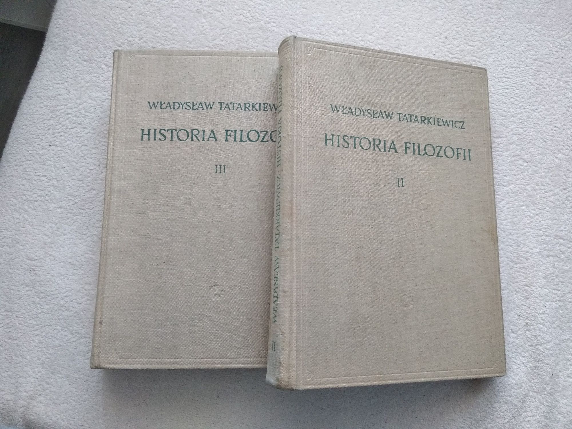 Władysław Tatarkiewicz Historia Filozofii tom II oraz III komplet