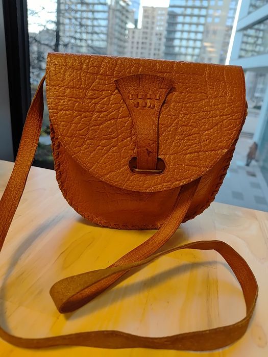 Torebka skórzana mala listonoszka