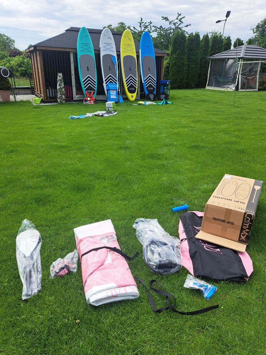 Deska SUP 350  cm. 83x15 170kg   Z mocowaniem na siedziska