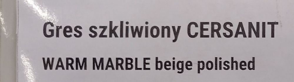 Kafel geresowy. Wymiary: 60cm* 22,50cm.