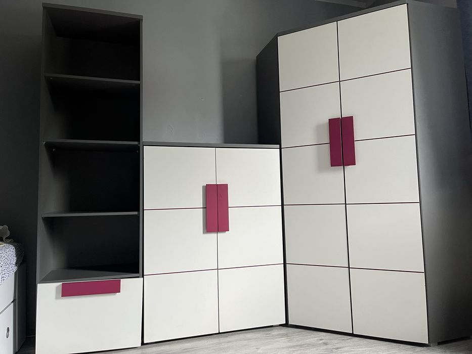 Zestaw mebli mlodzieżowych dla dziewczynki forte libelle