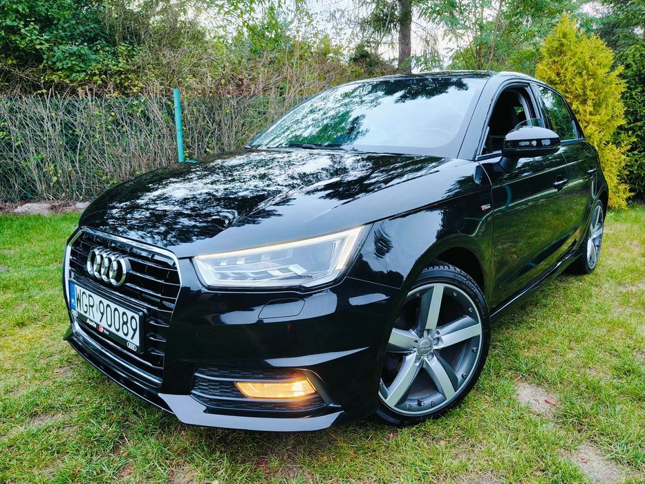 Audi A1 PIĘKNA_Jak Nowa_162 Tyś Przebiegu_S-LINE_5 drzwi_ORYGINAŁ_