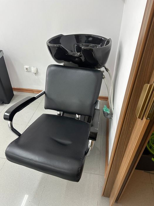 Lavatorio cabeleireiro barbeiro Cadeira lavagem cabelo