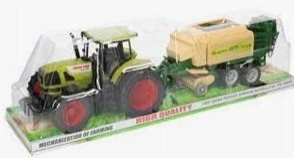 Traktor z prasą ,153x533 mm