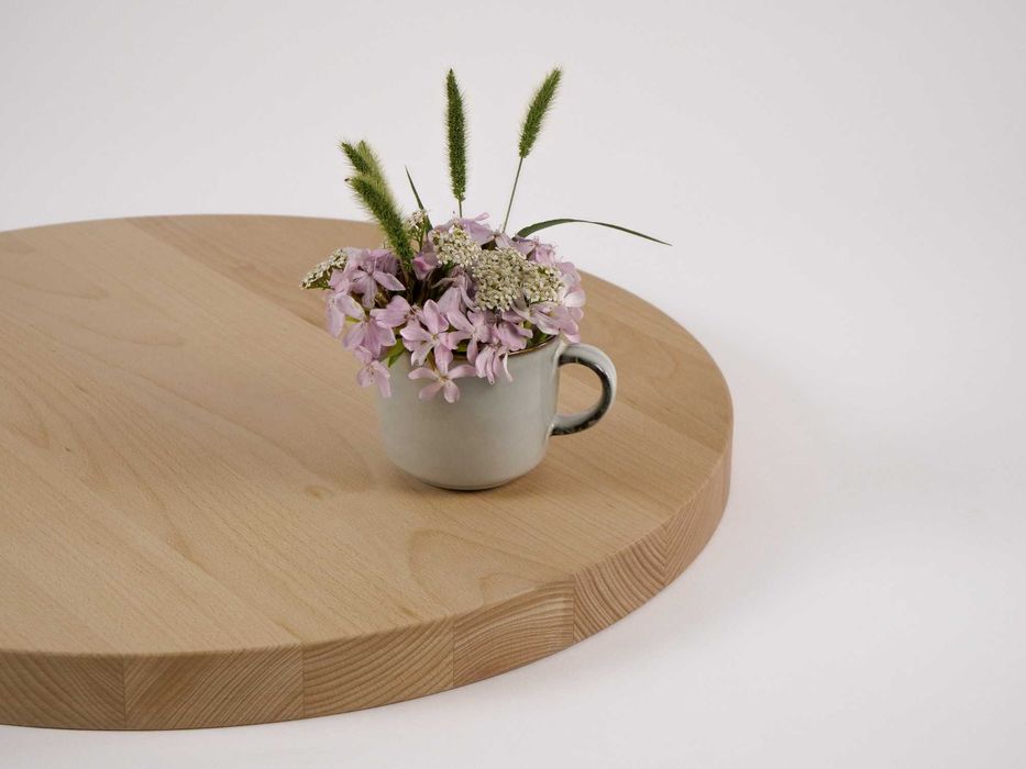 Blat drewniany solidny okrągły – LIGNAU Wood