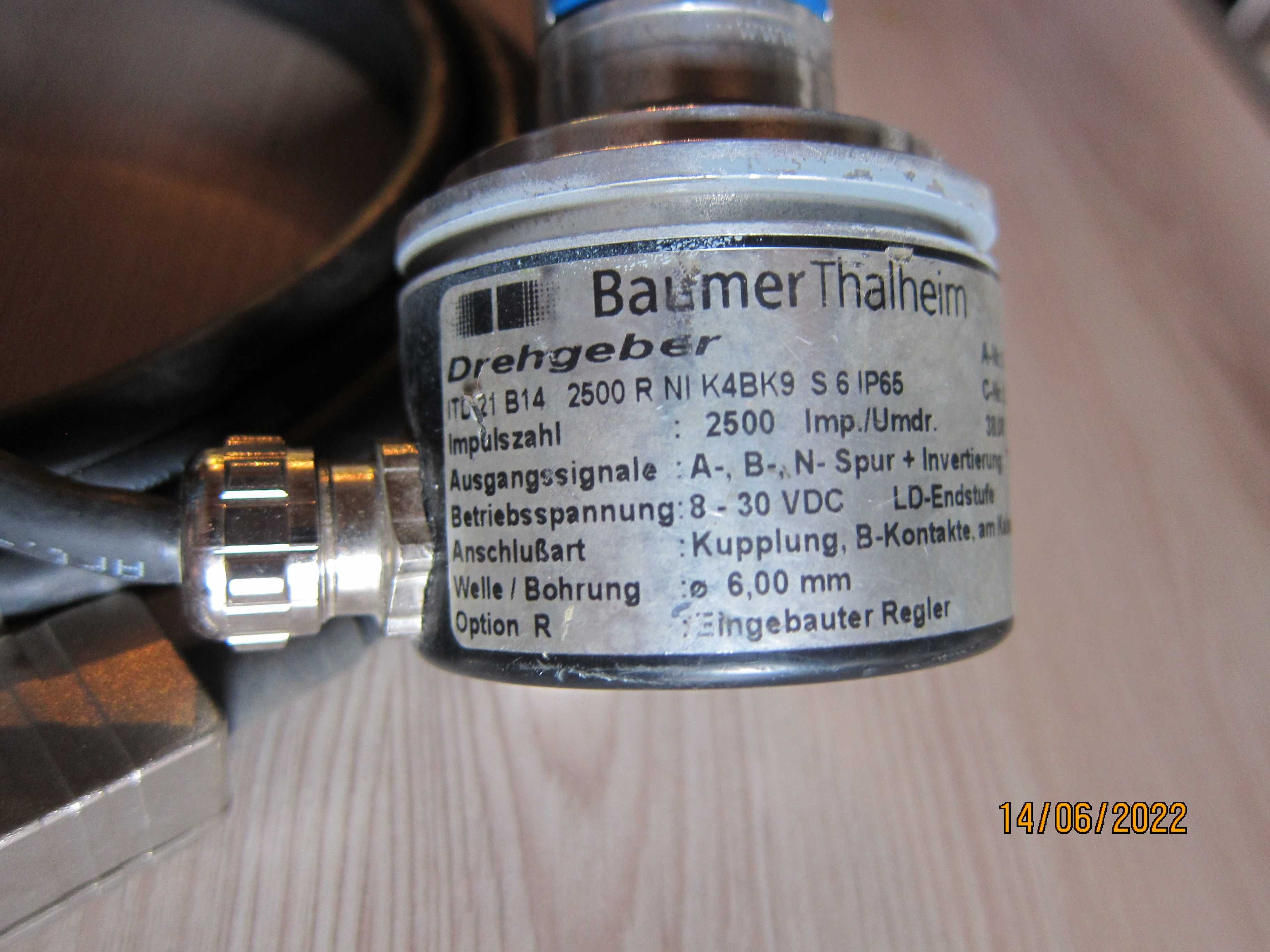 Инкрементальный датчик (энкодер) Baumer ITD 21 B14