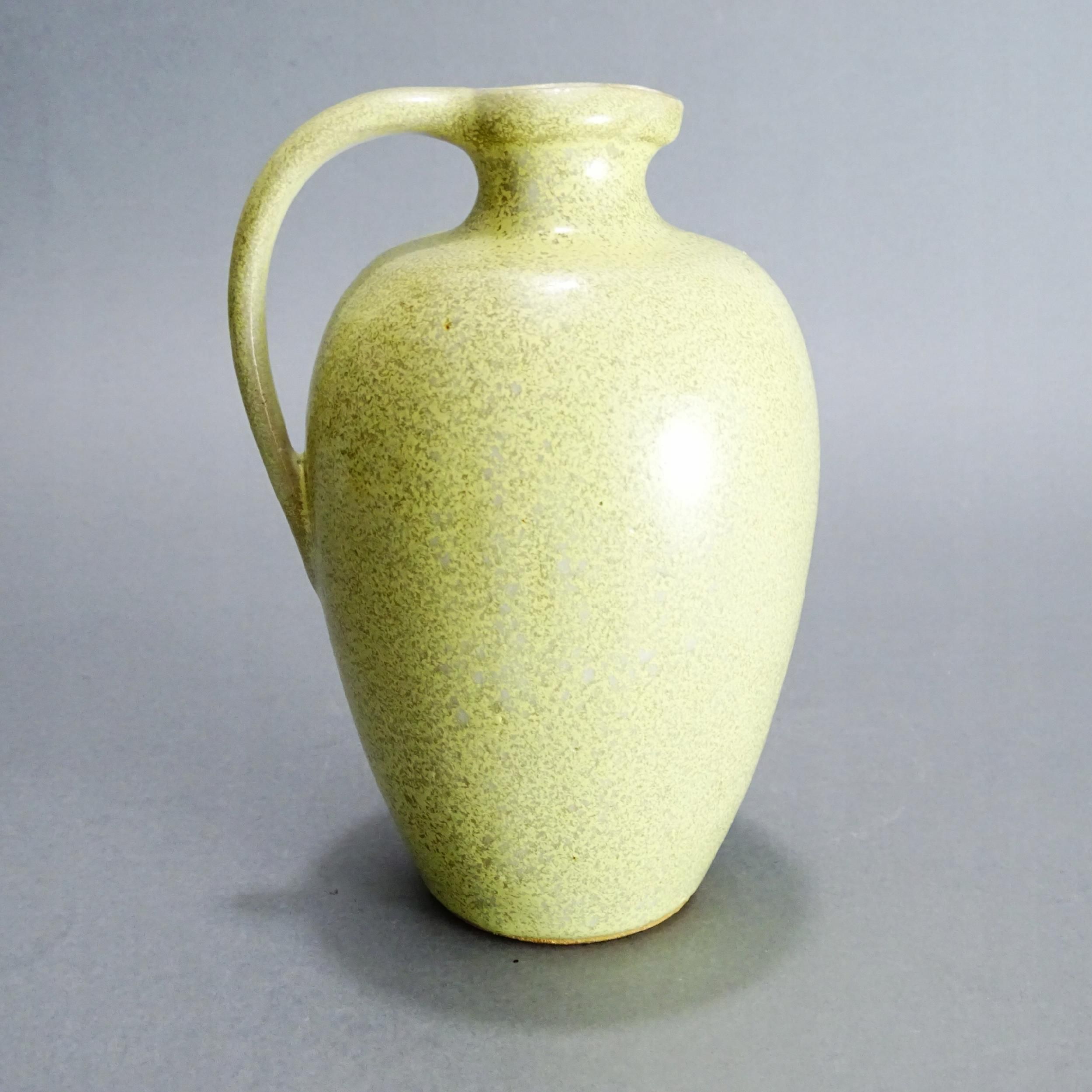 ceramika autorska piękny wazon dzbanek lata 60