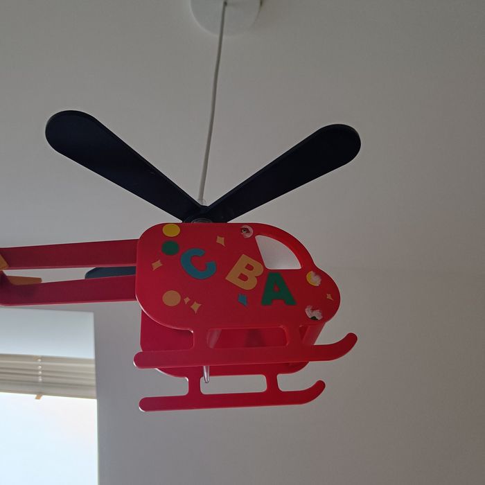 Żyrandol dziecięcy helikopter