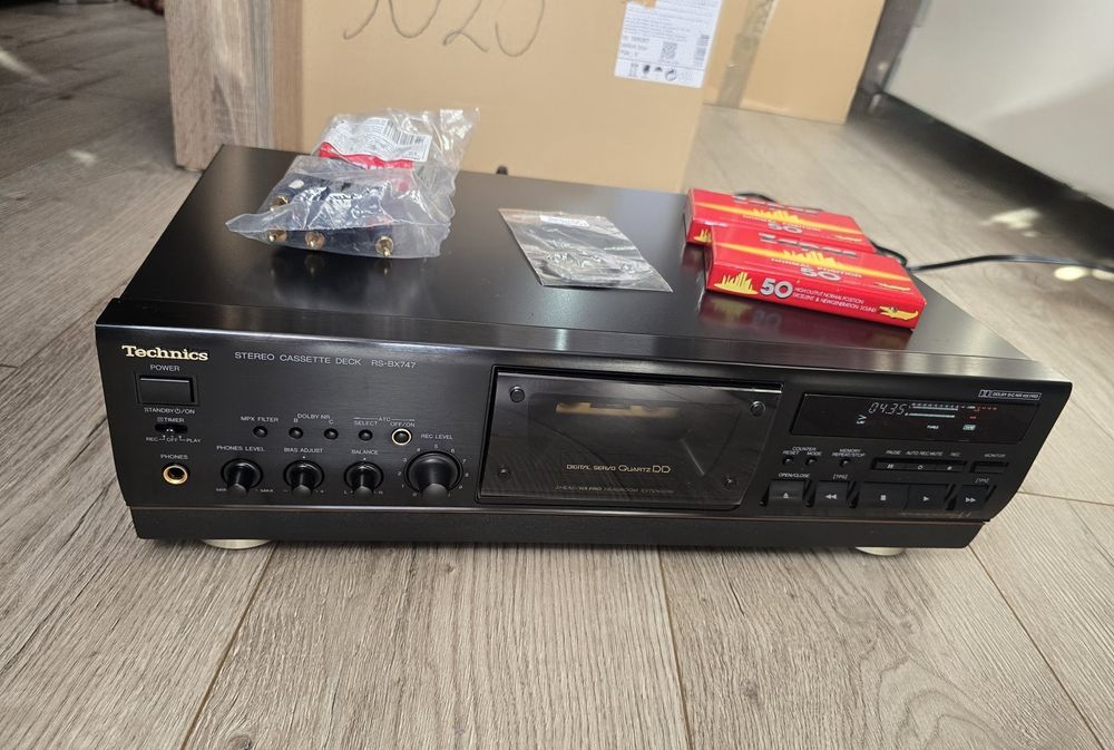 Opis! Technics RS BX747 RS-BX747 JAPAN 100V