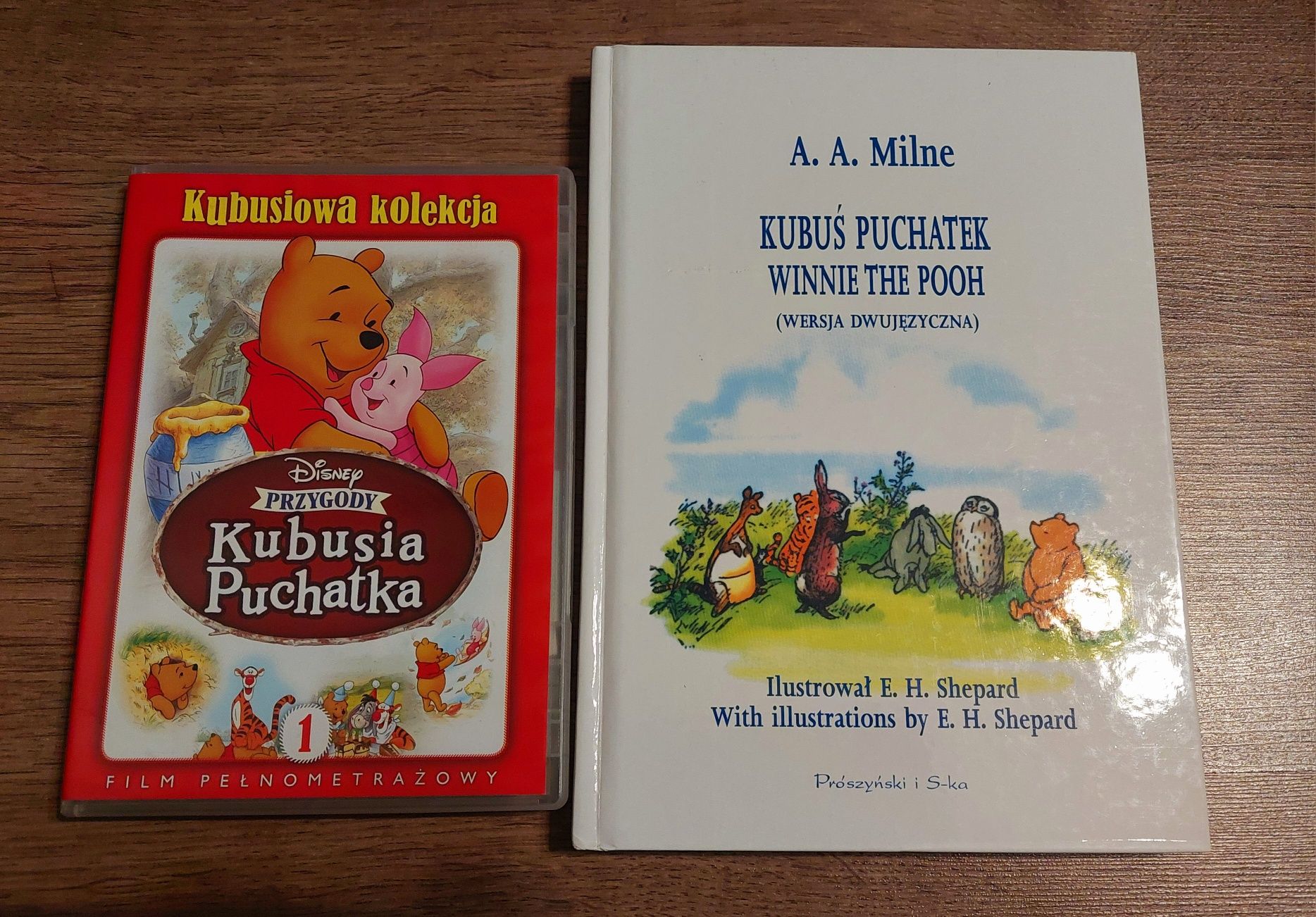Kubuś Puchatek. Wersja angielsko-polska Książka kubek Bajka CD