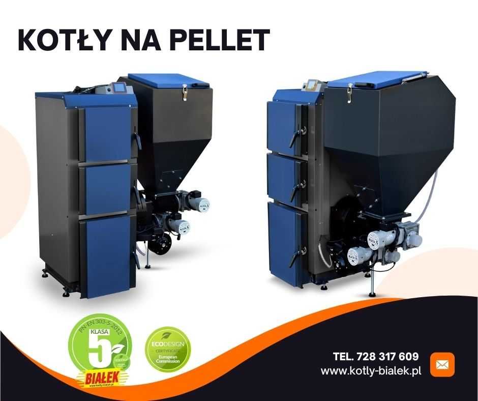 Kocioł Piec z podajnikiem na pellet TECHNIX-PEL 24kW 5klasa A+
