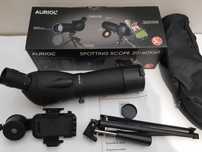 Luneta zoom 20-60x60 Auriol statyw uchwyt do smartfon torba teleskop