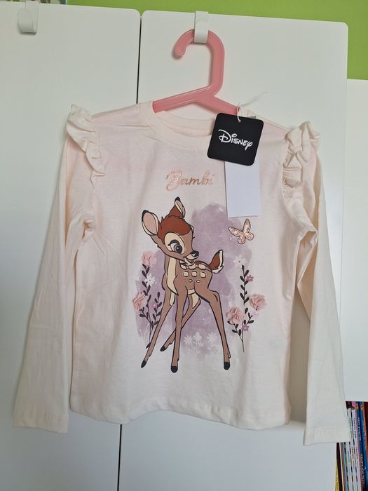 NOWA bluzka Bambi Disney rozmiar 116