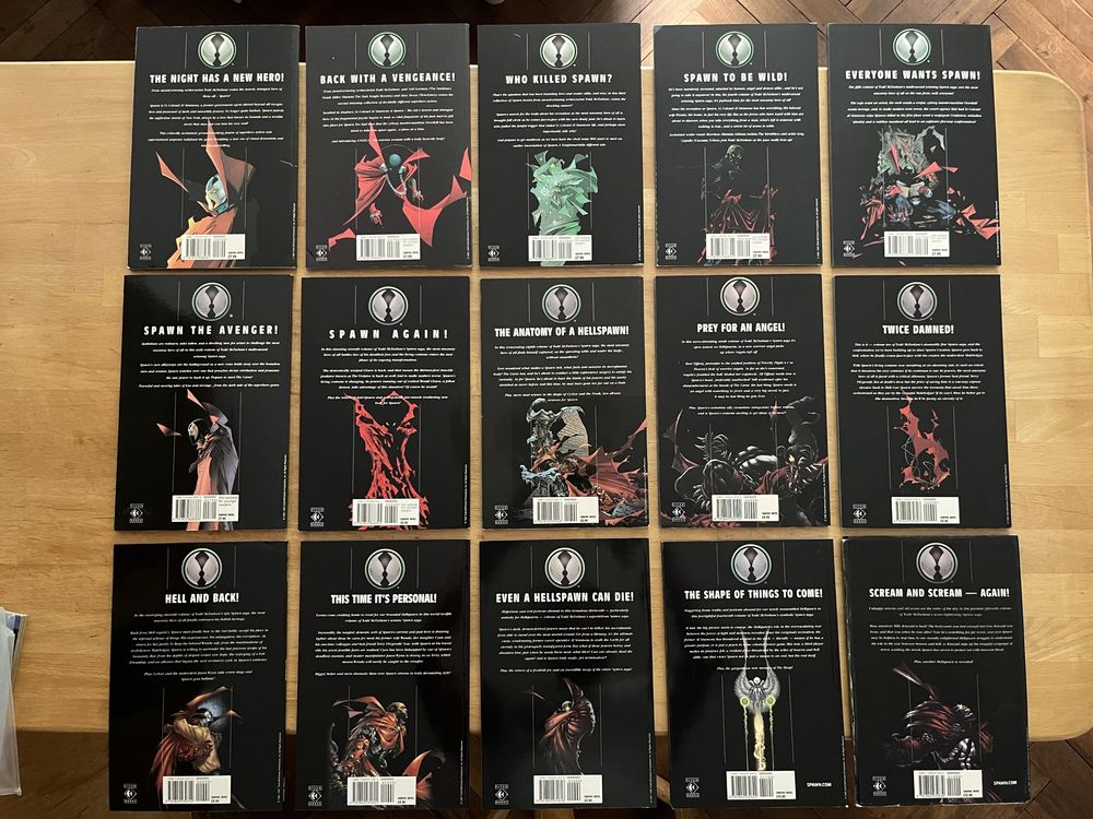 15 x Spawn UK Todd McFarlane Komplet UNIKATY