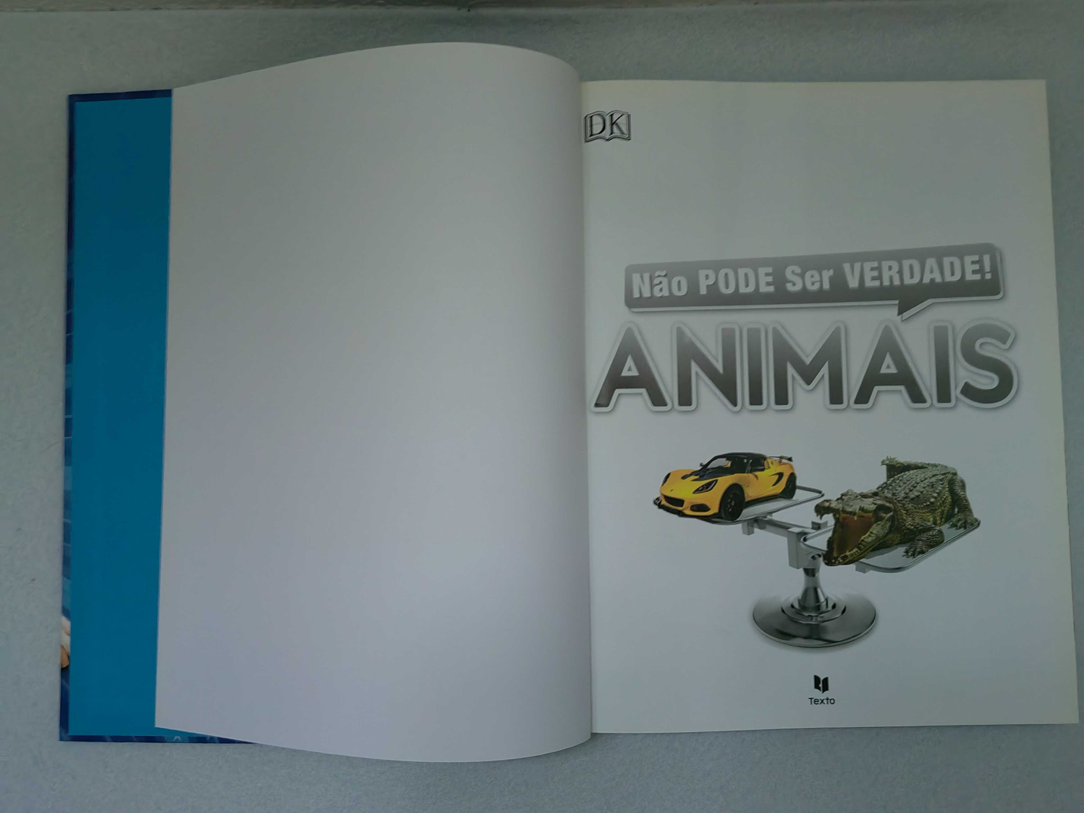 Livro "Não pode ser verdade! Animais" da DK