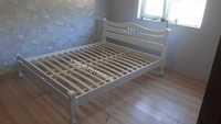 Акция! Белая Кровать деревянная двухспальная 160*200. Кровать дерево.