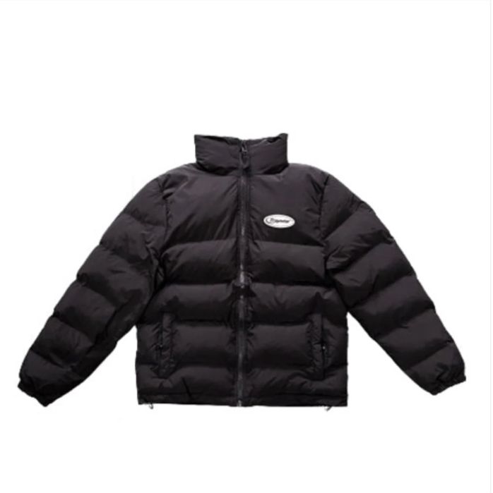 Пуховик Trapstar Hyperdrive Black White Puffer Embroided