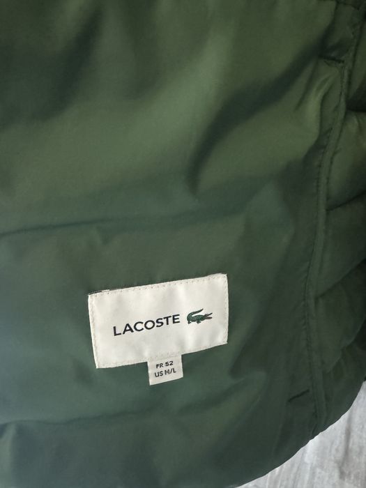 Casaco Lacoste tamanho 52 M/L homem NOVO