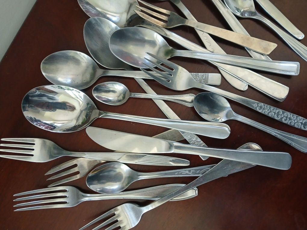 Sztućce nierdzewne cena za całość zestaw nr 2