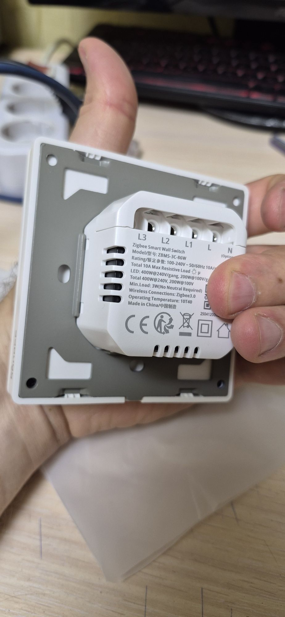 Sonoff ZBM5-1C/2C/3C -86W - зигби-выключатель без нейтрального провода