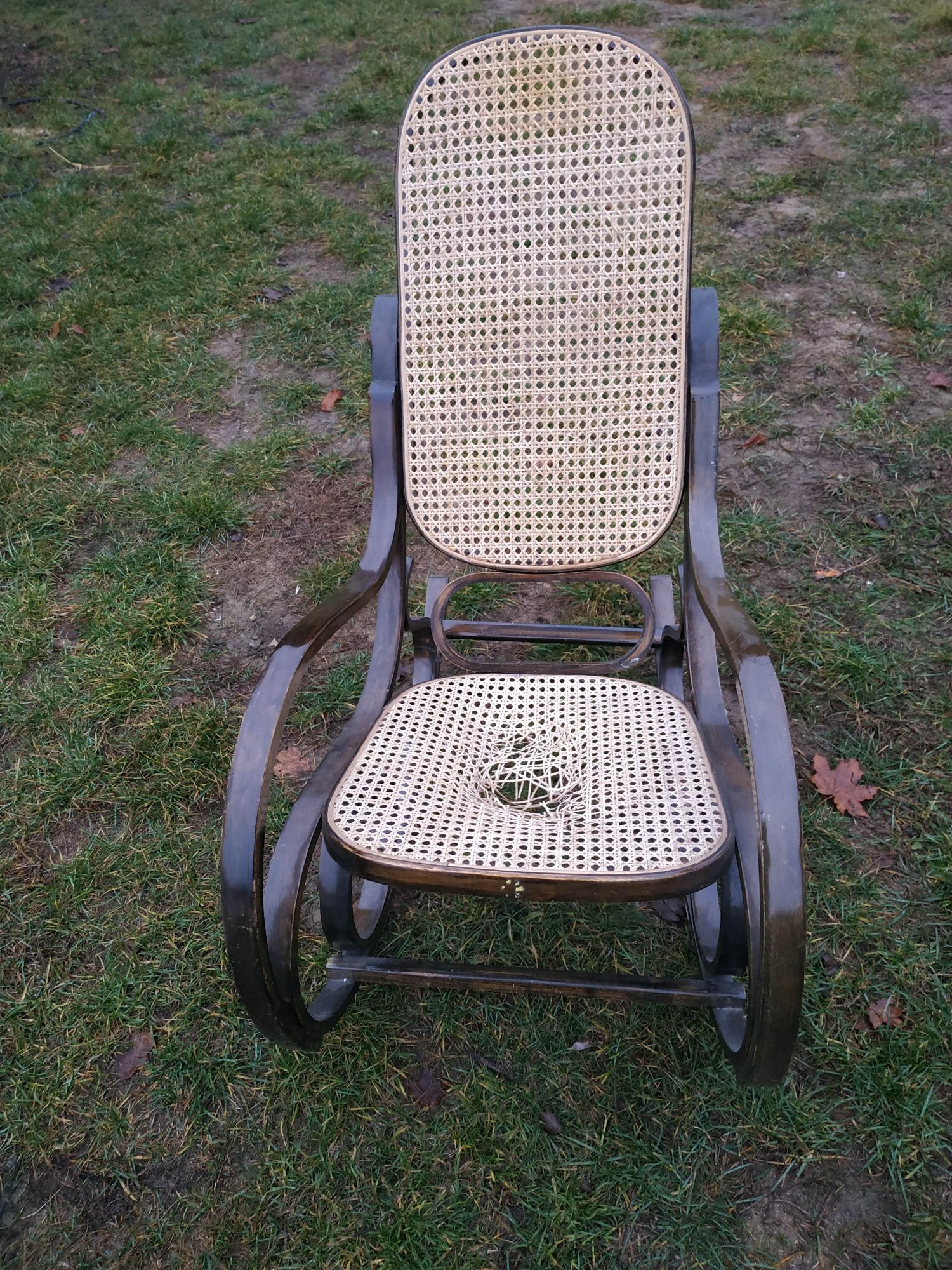 krzesło fotel bujany