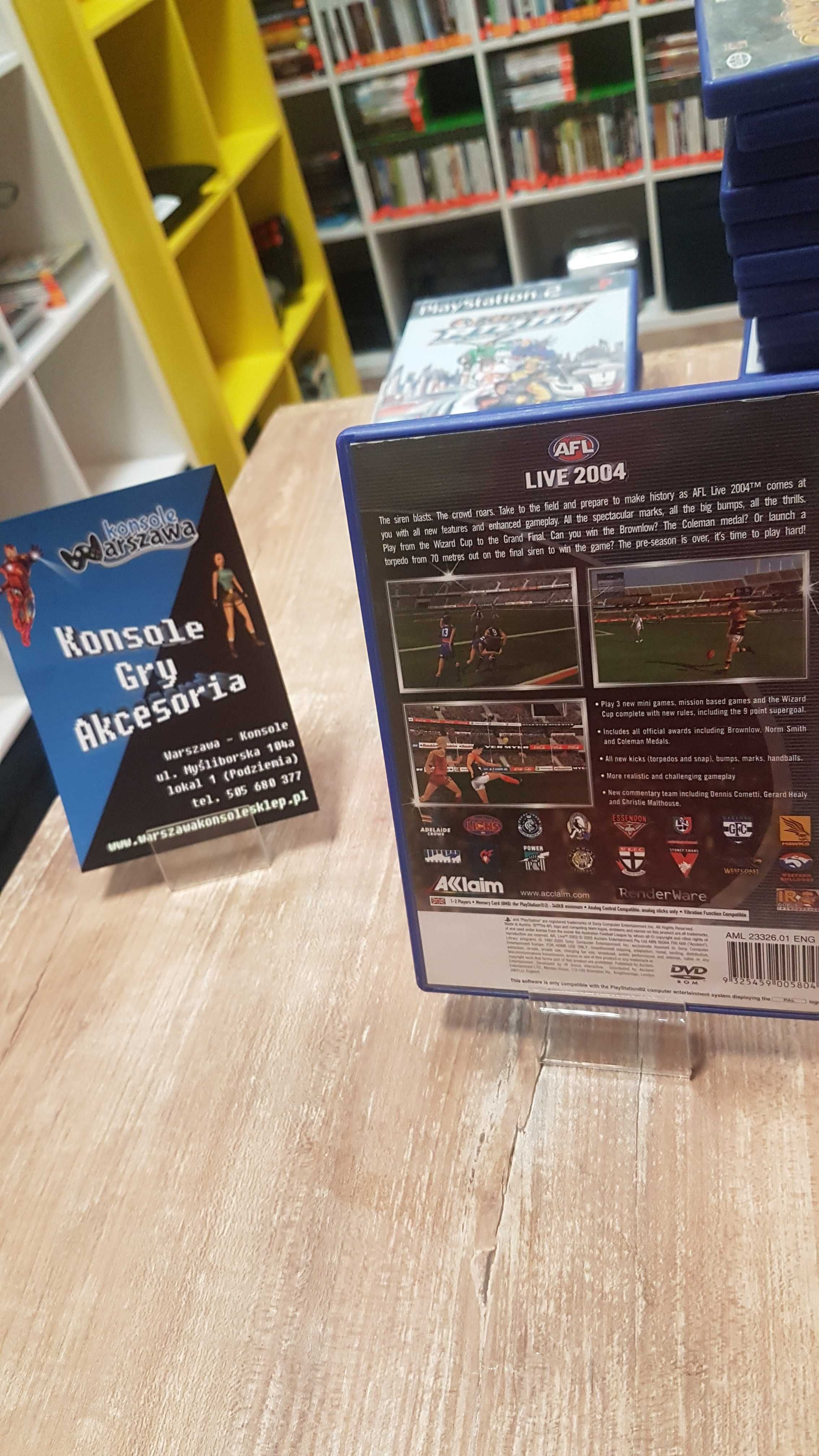 AFL Live 2004 PS2 Sklep/Wysyłka/Wymiana