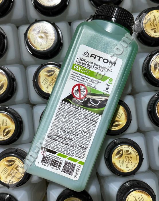 Засіб для видалення слідів від комах ATOM "FLY DRY" , 500ml