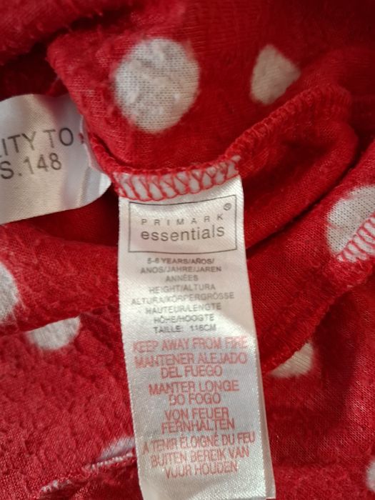 Sukienka świąteczna Primark 116 cm