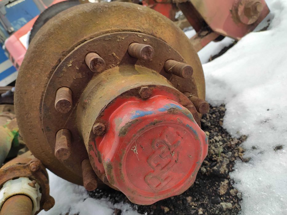 Oś osie ROR tandem jumbo na koła 17,5 kompletne