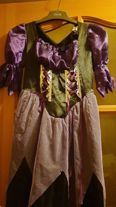 Костюм на хеловін дитячий 7-8 років костюм ведьмы на хэллоуин