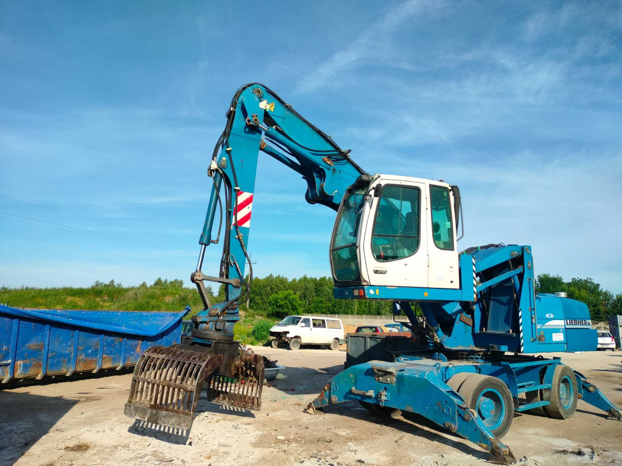 Liebherr A316 litronic 2004 przeładunkowa chwytak