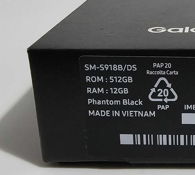 Samsung S23 Ultra 512gb. Muito bom.