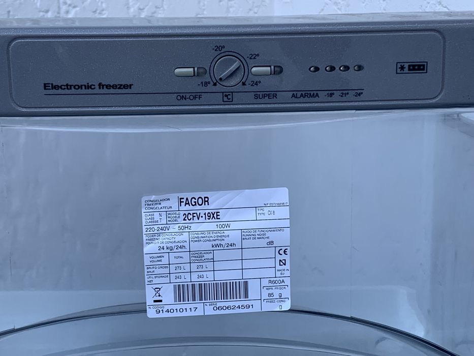 Gavetas congelador fagor