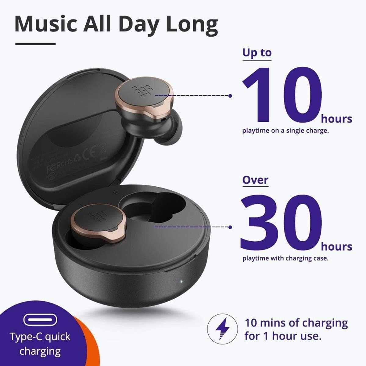 TRONSMART APOLLO BOLD bezprzewodowe Słuchawki Bluetooth 5.2 ANC do 10h
