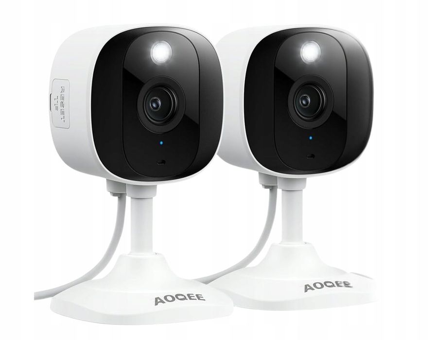Kamera bezpieczeństwa zestaw 2 szt. 2K WiFi monitoring domu ogrodu