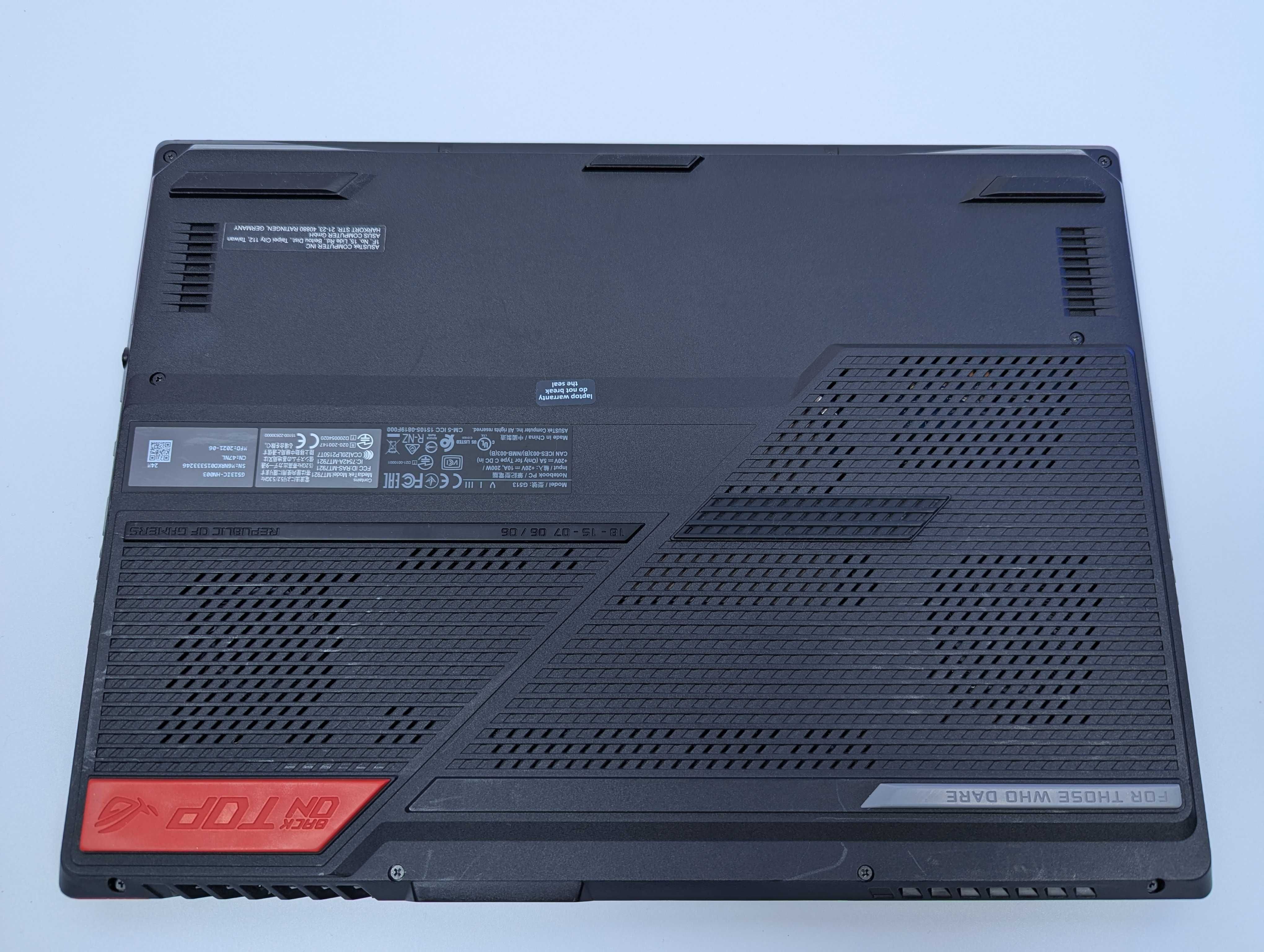 LAPTOP GAMINGOWY Asus Rog STRIX RTX 3050 Ryzen 7 4800H 144 hz