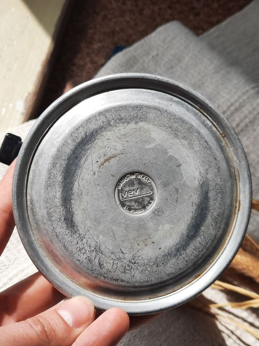Włoska aluminiowa kawiarka VEV moka barista włochy vintage unikat