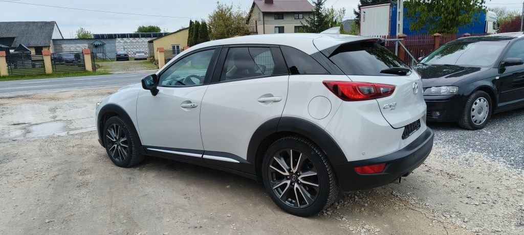 Mazda Cx-3 Benzyna 4x4 Full Led Kamera Pół Skóra Navi Oplacony Bezwypa