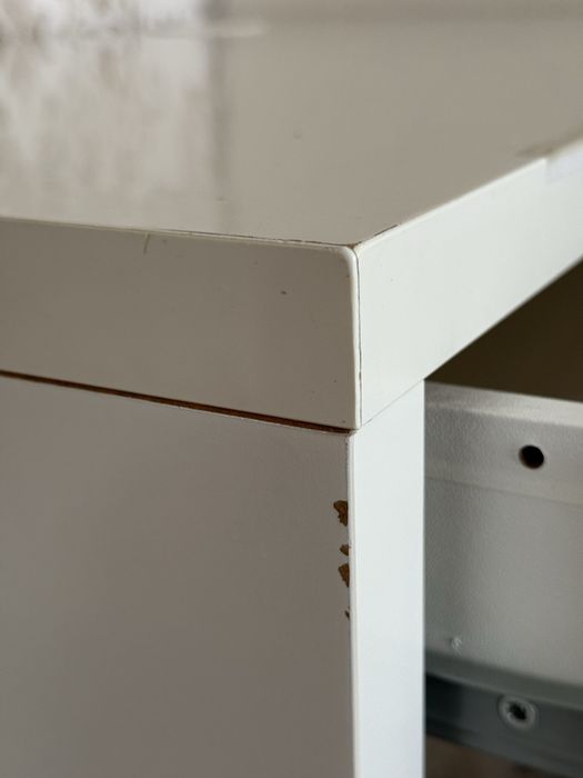 Secretaria IKEA pequena branca com gaveta Com Transporte incluído