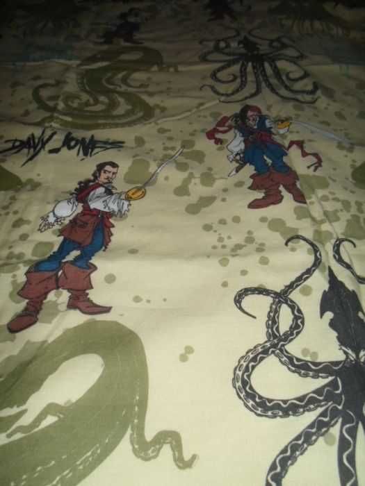 Pościel Piraci z Karaibów 4 częściowa prześcieradło na gumce poszwa