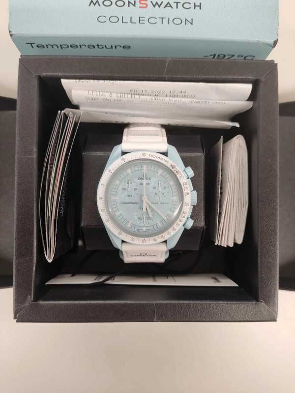 Omega x Swatch SO33L100 Uranus Ekskluzywny Model Polska Dostępny