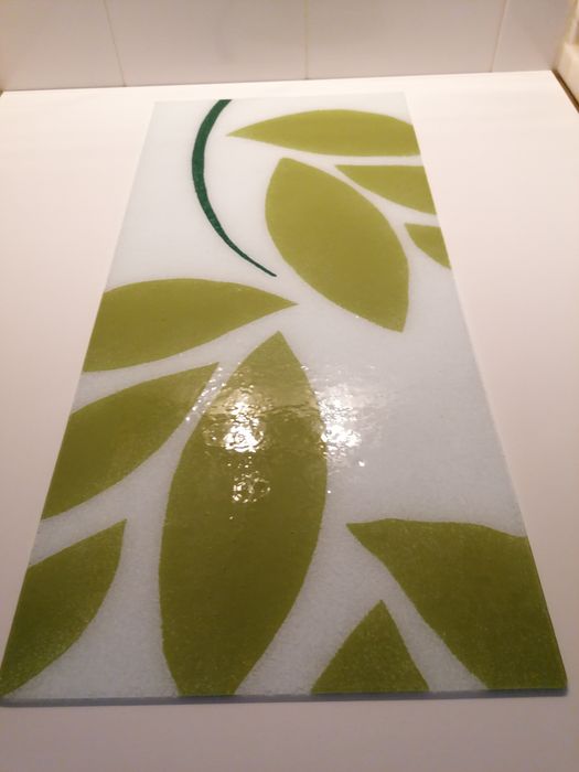 2 Painéis Vintage IKEA GYLLEN – Folhas Verdes + Base de Oferta