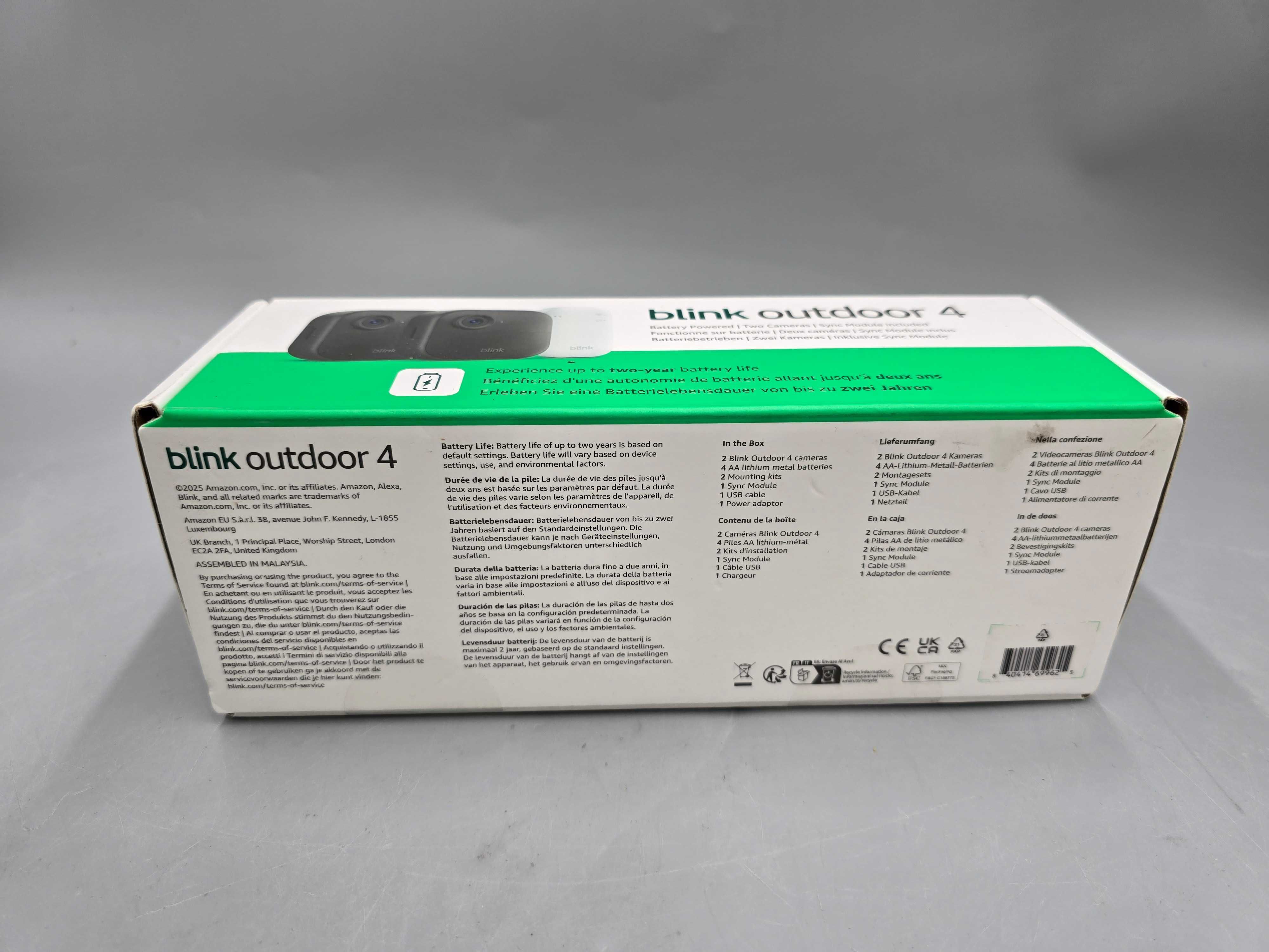 Kamera Zewnętrzna Blink Outdoor 4 2 Pack