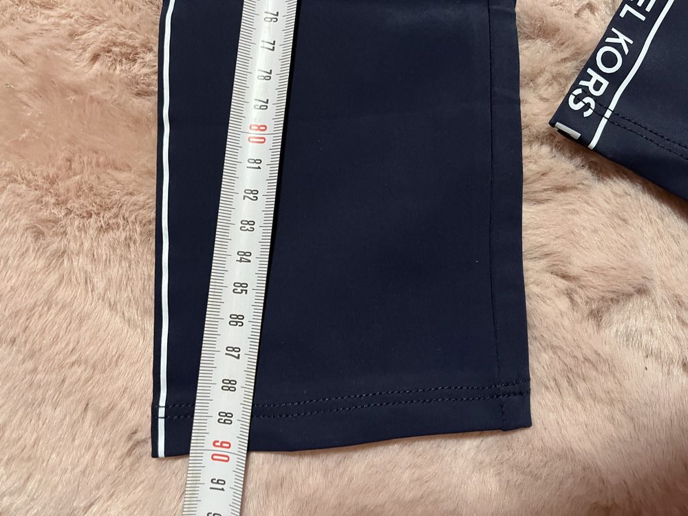 Michael Kors legginsy leginsy z lampasem logowane Logo napis XXS