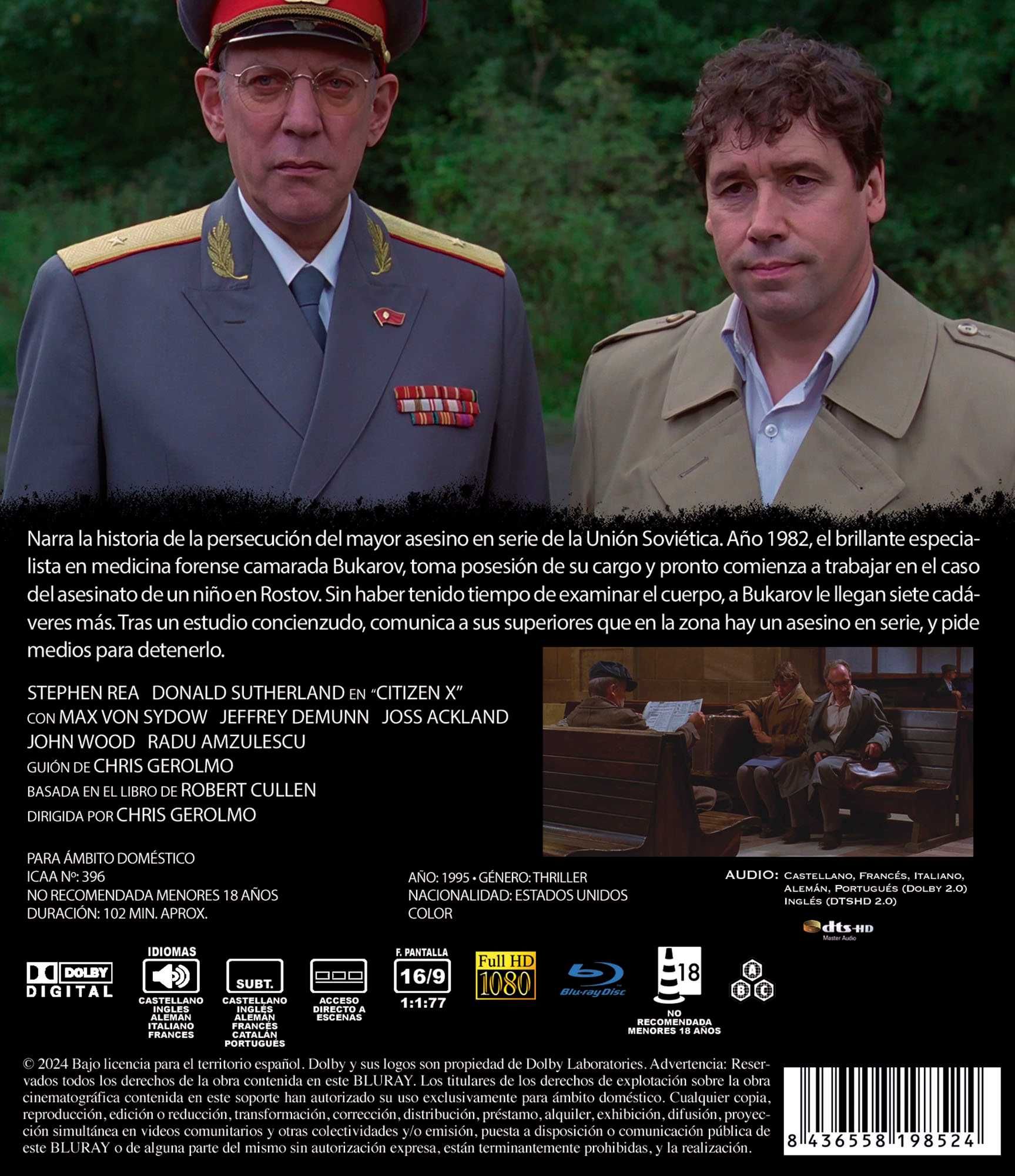Ciudadano X/Citizen X (Blu-Ray)-Importado