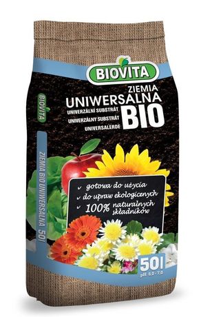 Gotowe podłoże BIO Ziemia uniwersalna Biovita 50L